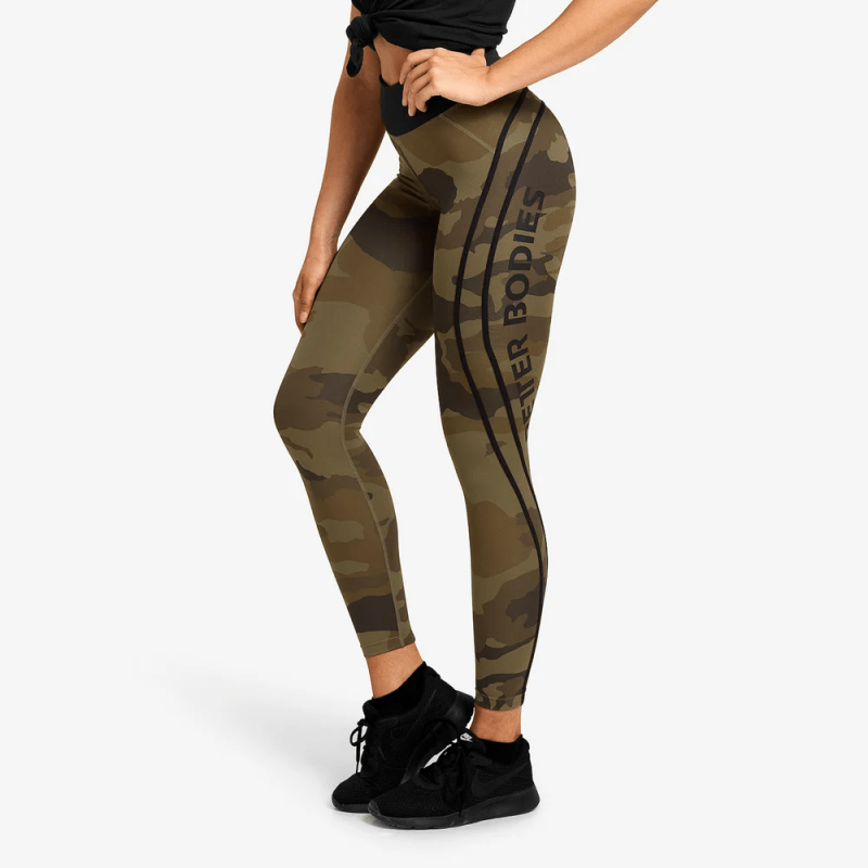 Одежда Для женщин Лосины Better Bodies Camo High Tights (Швеция)